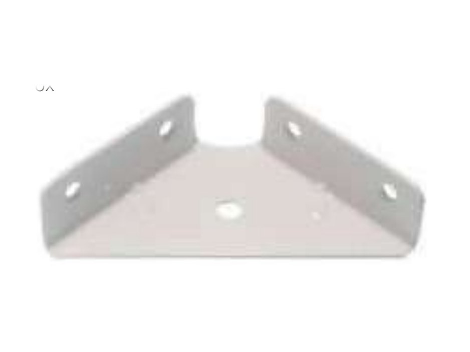 White corner gusset